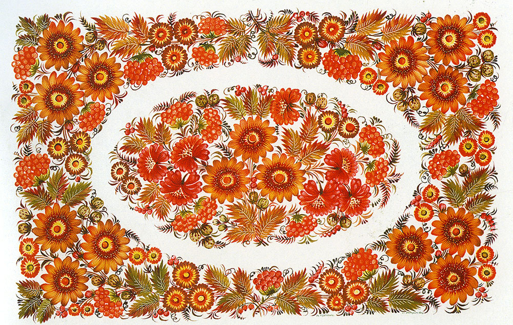 «Соняшники цвітуть». 1988. Папір, яєчна темпера